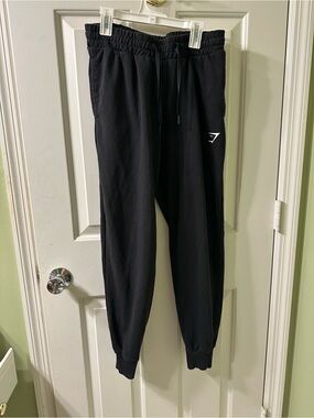 Gymshark Black Women's Joggers with Logo